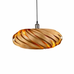 Gofurnit Veneria suspension, merisier, Ø 50 cm^ Luminaires Durables