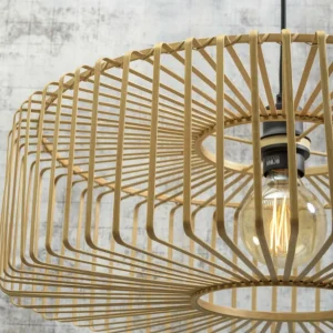 Good & Mojo Bromo Suspension en bambou Ø 60cm^ Luminaires Durables
