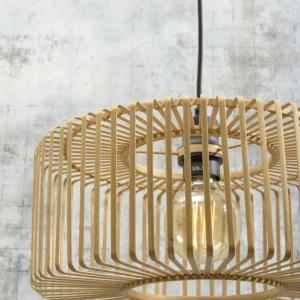 Good & Mojo Bromo Suspension en bambou Ø 40cm^ Luminaires Durables