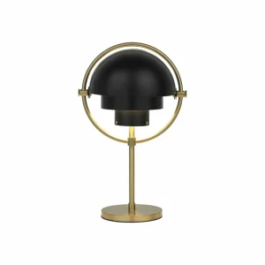 GUBI Lampe à poser rechargeable Multi-Lite hauteur 30 cm laiton/noir^ Lampes Décoratives