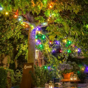 Konstsmide Christmas Guirlande Biergarten 10 ampoules LED colorées^ Lampes Décoratives