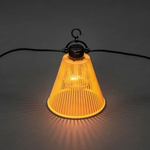 Konstsmide Guirlande Biergarten kit base avec abat-jour jaune^ Lumière De Noël