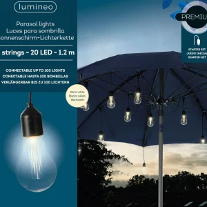 Kaemingk Guirlande LED 490145 pour parasols filament^ Lampes Décoratives