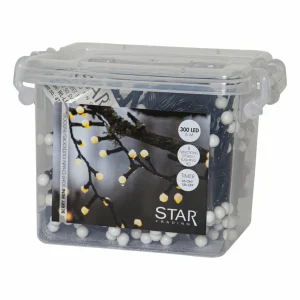 STAR TRADING Guirlande LED Berry Mini à minuterie blanche^ Lampes Décoratives