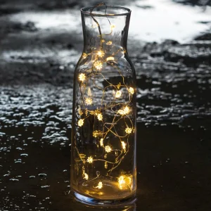 Sirius Guirlande LED claire fleurs Silke à 20 lampes^ Lampes Décoratives