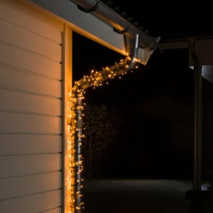 Konstsmide Christmas Guirlande LED extérieur x200 noir/ambre^ Lumière De Noël