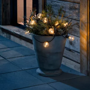 Konstsmide Christmas Guirlande LED filament ambre 10 lampes^ Lampes Décoratives