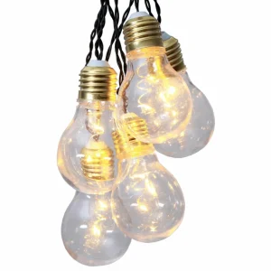 STAR TRADING Guirlande LED Glow Battery à cinq ampoules^ Lampes Décoratives