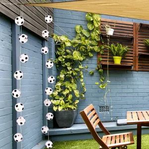 Näve Guirlande LED Kizi avec ballons de foot sur piles^ Lampes Décoratives
