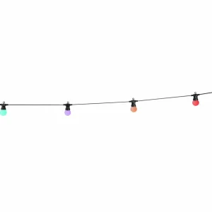 Globo Guirlande LED Nirvana, 20 lampes colorées, IP44^ Lampes Décoratives