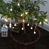STAR TRADING Guirlande LED solaire Globini, blanc chaud^ Lumière De Noël