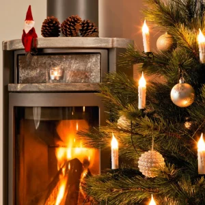 Konstsmide Christmas guirlande lumineuse de 20 flammes en cire blanche 14,8m^ Lumière De Noël
