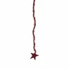 STAR TRADING Guirlande lumineuse LED Beady, rouge, perles en bois, 150 cm, pile^ Lumière De Noël