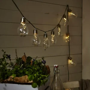 STAR TRADING Guirlande lumineuse LED Glow, claire, blanc chaud, 190 cm de long^ Lampes Décoratives