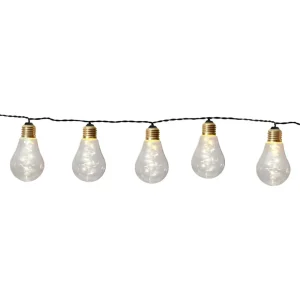 STAR TRADING Guirlande lumineuse LED Glow, verre, transparente^ Lampes Décoratives