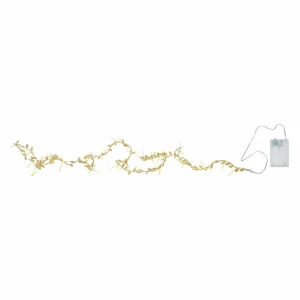STAR TRADING Guirlande lumineuse LED Winny, or, plastique, 200 cm, pile^ Lumière De Noël