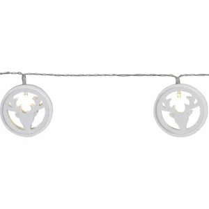 STAR TRADING Guirlande lumineuse LED Woodworks 10 têtes de cerf^ Lumière De Noël