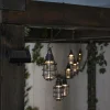 STAR TRADING Guirlande lumineuse solaire LED Cage à 8 lampes^ Lampes Décoratives