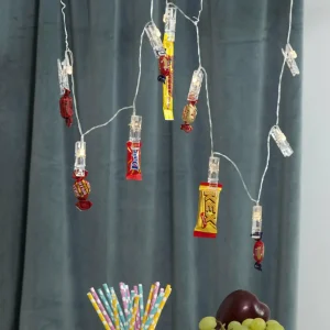 STAR TRADING Guirlande photo LED Clippy à piles avec minuteur^ Lampes Décoratives