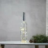 STAR TRADING Guirlande pour bouteilles Dew Drops 75 cm argentée^ Lampes Décoratives