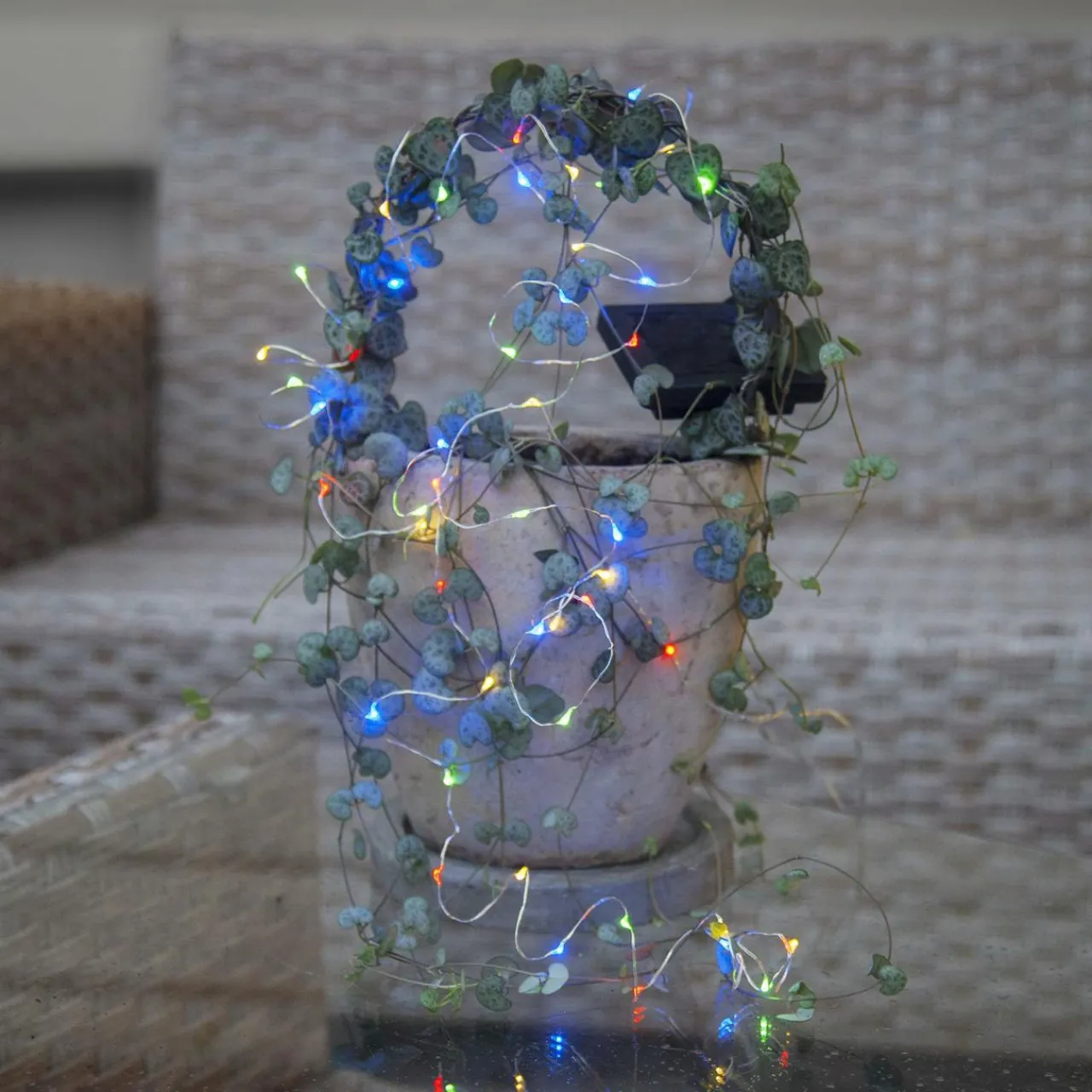STAR TRADING Guirlande solaire LED Dew Drop, multicolore^ Lampes Décoratives