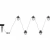 Globo Guirlande solaire LED 33059F avec 10 lanternes^ Lampes Décoratives