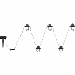 Globo Guirlande solaire LED 33059F avec 10 lanternes^ Lampes Décoratives