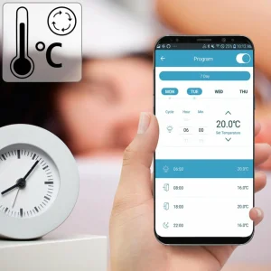 Hama Smart thermostat radiateur, WLAN, extension^ Thermostats Connectés
