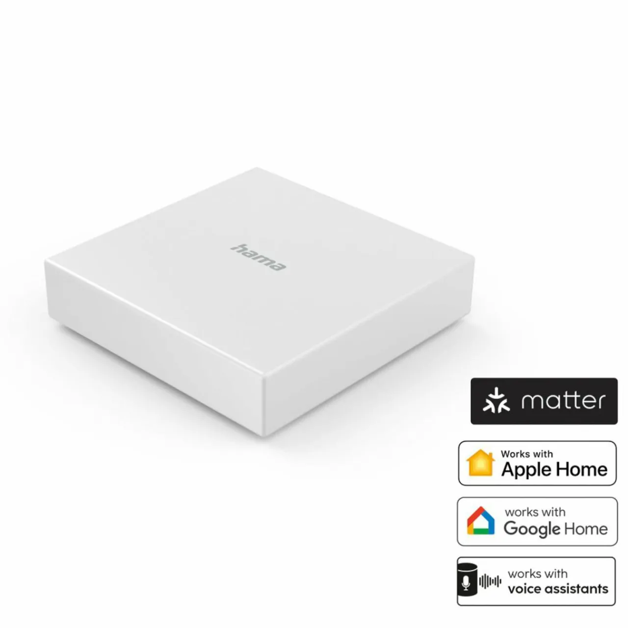 hama_smarthome_centrale_wlan_zigbee_matter_thread_blanc_1.webp Hama Smart-Home centrale WLAN ZigBee Matter Thread blanc^ Ponts De Connexion
