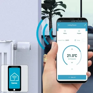 Hama Thermostat de radiateur intelligent, WLAN, extension^ Thermostats Connectés