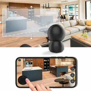 Hama WLAN Caméra d'intérieur smart, audio 2 voies Capteur mobile^ Caméras Connectées