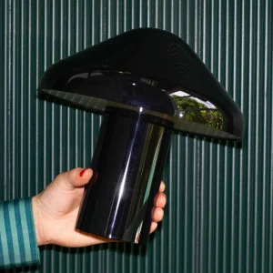 HAY Pao Portable lampe de table LED avec batterie noir^ Lampes Décoratives