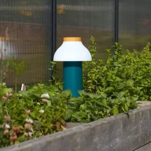 HAY PC Portable lampe de table LED Batterie, vert océan^ Lampes Décoratives