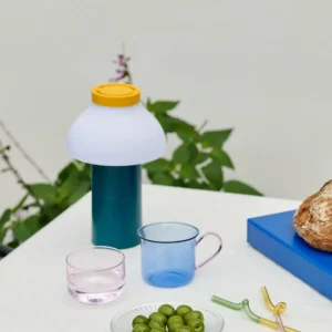 HAY PC Portable lampe de table LED Batterie, vert océan^ Lampes Décoratives