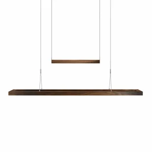 HerzBlut Amalia suspension LED, noyer huilé^ Luminaires Durables