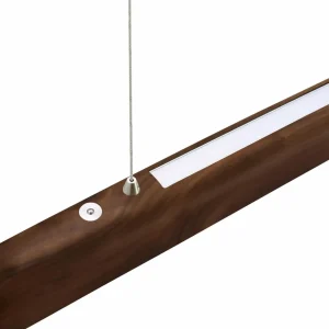 HerzBlut Arco LED suspension noyer huilé 130cm^ Luminaires Durables