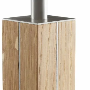 HerzBlut Dana lampe à poser avec pied bois chêne^ Luminaires Durables