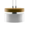 HerzBlut Estelle suspension ronde chêne huilé^ Luminaires Durables