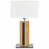 HerzBlut Maive lampe à poser, chêne huilé 56cm^ Luminaires Durables