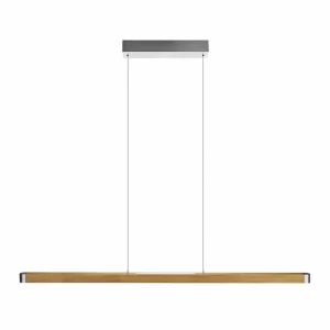HerzBlut Novelie suspension LED, chêne huilé^ Luminaires Durables