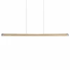 HerzBlut Novelie suspension LED, chêne naturel^ Luminaires Durables