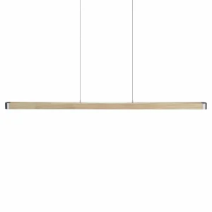 HerzBlut Novelie suspension LED, chêne naturel^ Luminaires Durables
