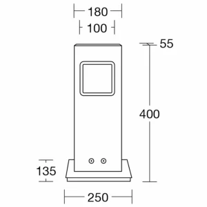 HerzBlut Pan lampe à poser LED, chêne huilé, dim^ Luminaires Durables