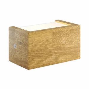 HerzBlut Timon applique LED updown chêne huilé^ Luminaires Durables