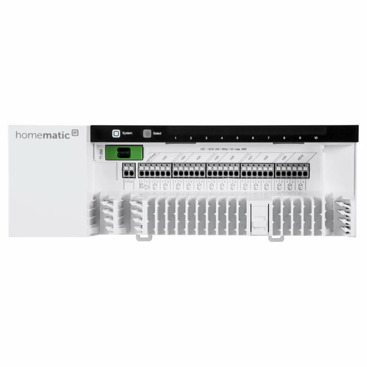 homematic_ip_actionneur_chauffage_sol_x_v_2.webp Homematic IP actionneur chauffage sol, 10x, 24 V^ Thermostats Connectés