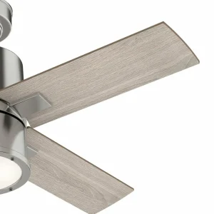 Hunter Beck ventilateur avec lumière, chêne/nickel^ Ventilateurs