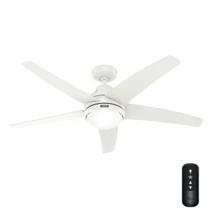 Hunter Bernard AC ventilateur plafond lampe blanc^ Ventilateurs
