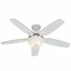 Hunter Builder Deluxe ventilateur plafond, blanc^ Ventilateurs