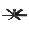 Hunter Kennicott ventilateur de plafond, noir mat^ Ventilateurs