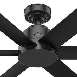 Hunter Kennicott ventilateur de plafond, noir mat^ Ventilateurs